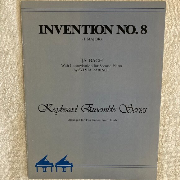 2 Pianos/4 Hands Invention No. 8, Solfeggietto & Concerto #1 in A Minor - Picture 2 of 7